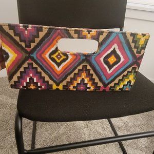 Vibrant Printed Clutch Purse